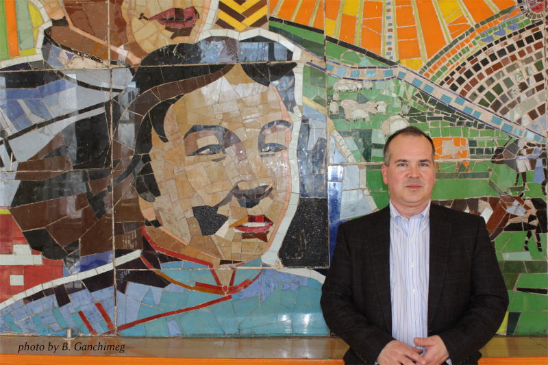 Portrait of Ryan Womack by B. Ganchimeg